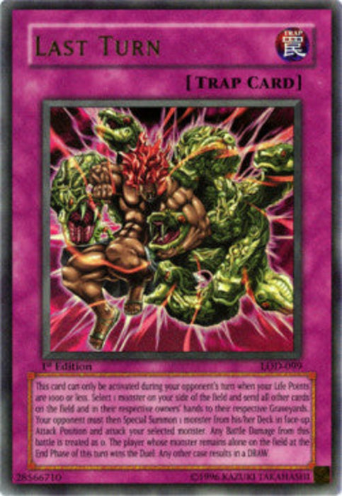 Last Turn (V.1) LOD-EN099 Ultra Rare Englisch