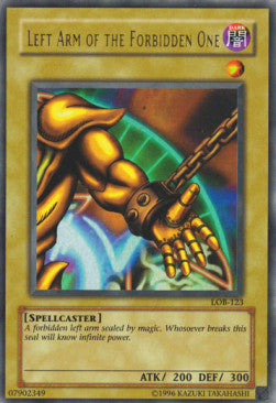 Left Arm of the Forbidden One (V.2) LOB-EN123 Ultra Rare Englisch