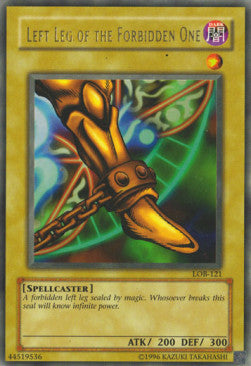 Left Leg of the Forbidden One (V.2) LOB-EN121 Ultra Rare Englisch