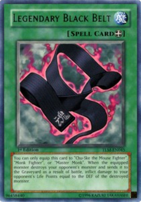 Legendary Black Belt (V.1) TLM-EN045 Rare Englisch