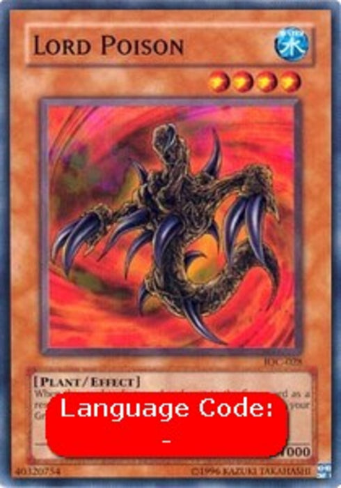 Lord Poison (V.1) IOC-EN028 Common Englisch