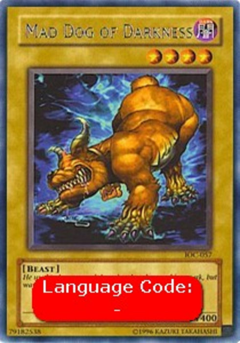 Mad Dog of Darkness (V.1) IOC-EN057 Rare Englisch