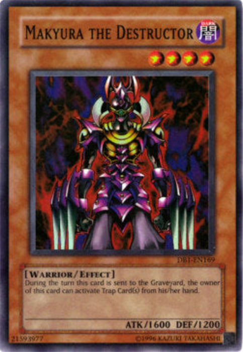 Makyura the Destructor DB1-EN169 Super Rare Englisch