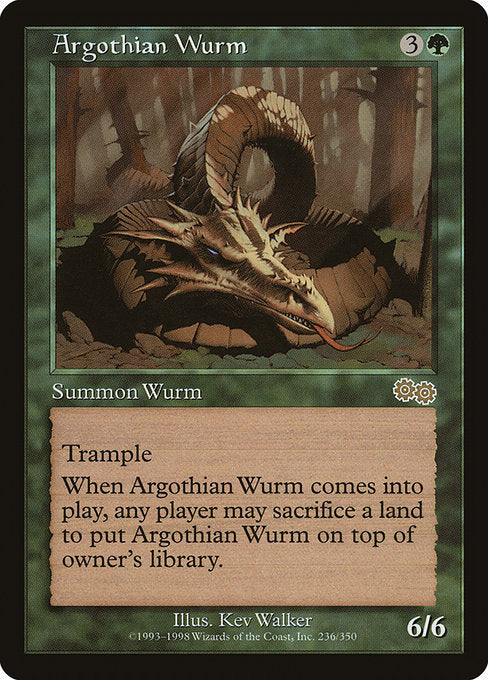 Magic: Argothian Wurm