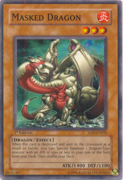 Masked Dragon SOD-EN026 Common Englisch