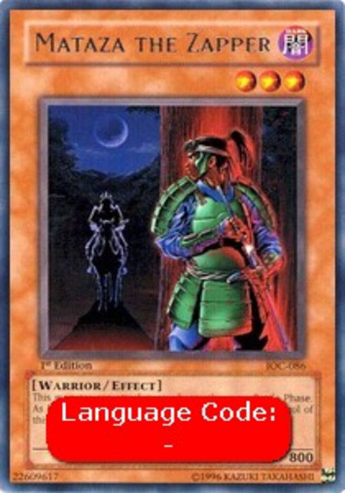 Mataza the Zapper (V.1) IOC-EN086 Rare Englisch