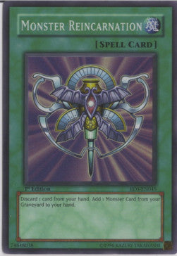 Monster Reincarnation (V.1) RDS-EN045 Super Rare Englisch