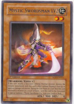 Mystic Swordsman LV2 (V.1) SOD-EN011 Rare Englisch