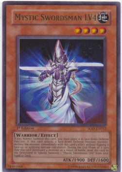 Mystic Swordsman LV4 (V.1) SOD-FR012 Ultra Rare Französisch