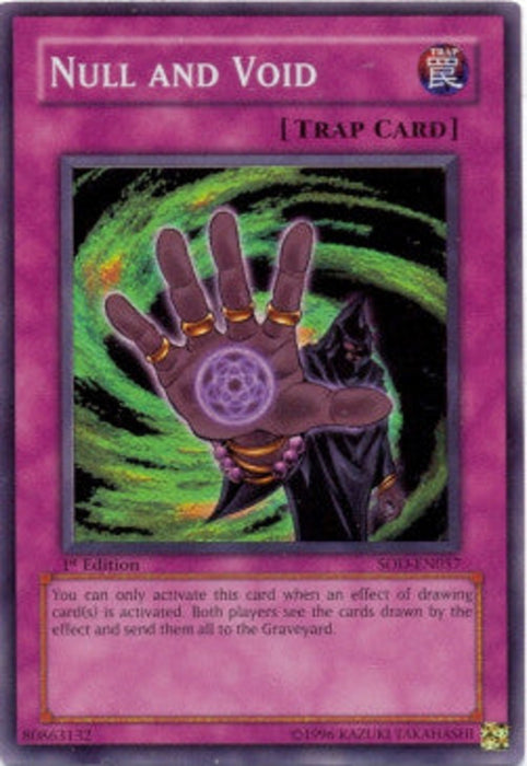 Null and Void (V.1) SOD-EN057 Super Rare Englisch