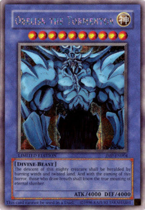 Obelisk the Tormentor (V.1) JUMP-EN004 Secret Rare Englisch