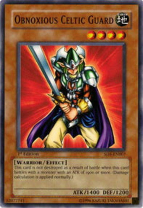 Obnoxious Celtic Guard CT1-EN006 Secret Rare Englisch