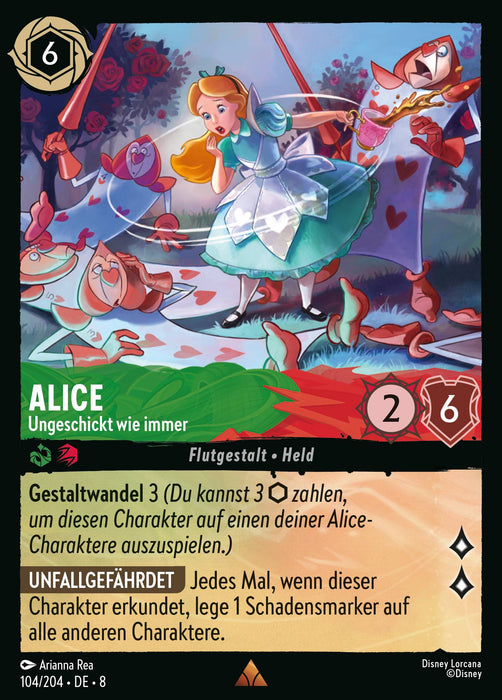 Alice - Ungeschickt wie immer 8JAF-104 Rare Deutsch