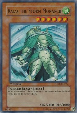 Raiza the Storm Monarch (V.1) FOTB-EN026 Super Rare Amerikanisch