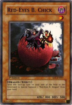 Black Dragon's Chick SD1-EN007 Common Englisch