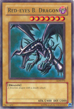 Red-Eyes Black Dragon (V.2) LOB-EN070 Ultra Rare Englisch