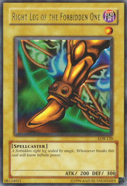 Right Leg of the Forbidden One (V.2) LOB-EN120 Ultra Rare Englisch