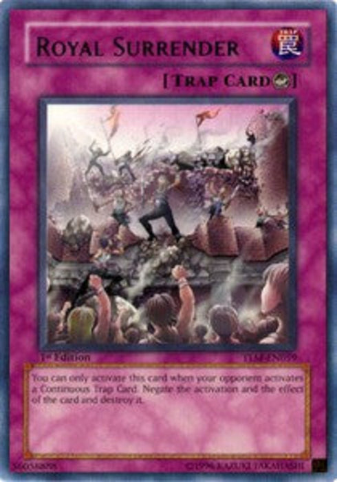 Royal Surrender (V.1) TLM-EN059 Rare Englisch
