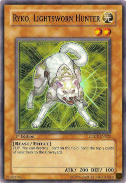 Ryko, Lightsworn Hunter LODT-EN022 Super Rare Englisch