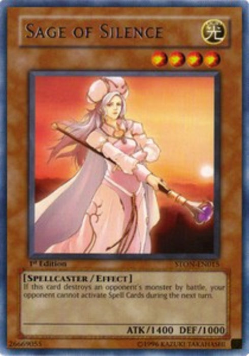 Sage of Silence (V.1) STON-EN015 Rare Englisch