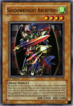 Shadowknight Archfiend (V.1) DCR-EN068 Common Englisch