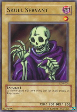 Skull Servant (V.2) LOB-EN004 Common Englisch