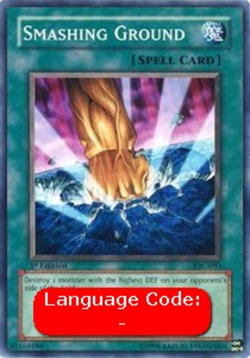 Smashing Ground (V.1) IOC-EN093 Common Englisch