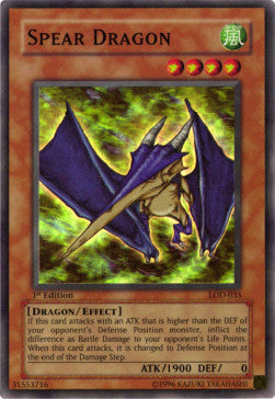 Spear Dragon (V.1) LOD-EN035 Super Rare Englisch