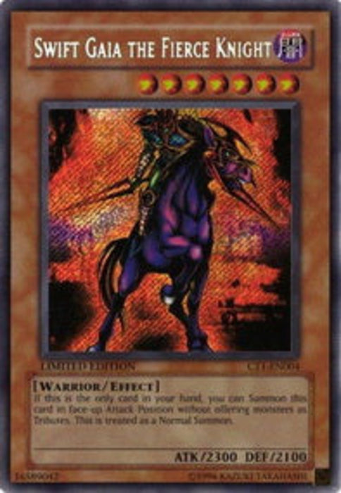 Swift Gaia the Fierce Knight CT1-EN004 Secret Rare Englisch