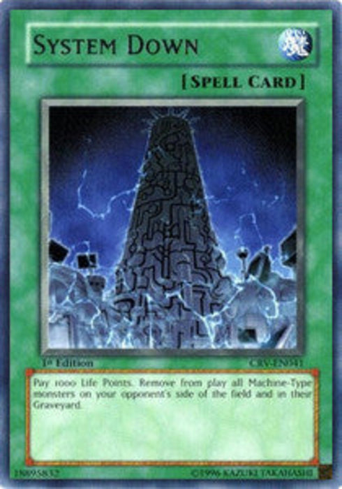 System Down (V.1) CRV-EN041 Rare Englisch