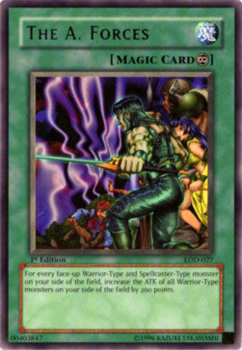 The A. Forces (V.1) LOD-EN027 Rare Englisch