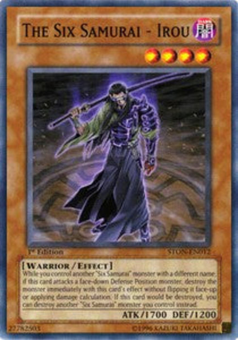 The Six Samurai - Irou STON-EN012 Common Englisch