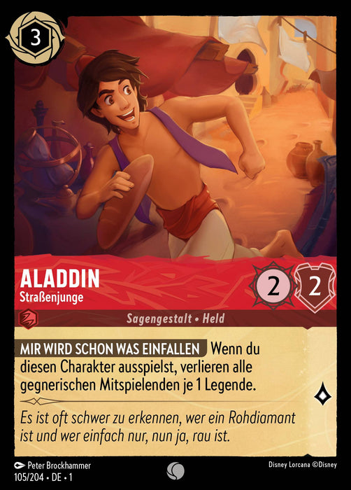 Aladdin - Straßenjunge 1TFC-105 Common Deutsch