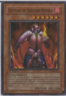 Thestalos the Firestorm Monarch (V.1) RDS-EN021 Super Rare Englisch