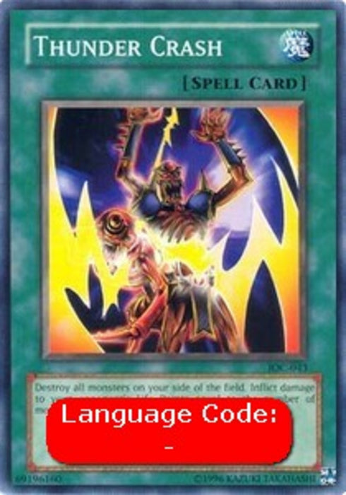 Thunder Crash (V.1) IOC-EN043 Common Englisch