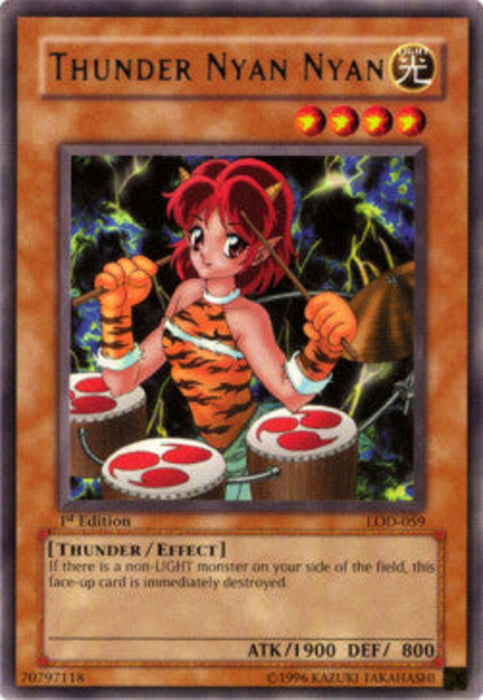 Thunder Nyan Nyan (V.1) LOD-EN059 Rare Englisch