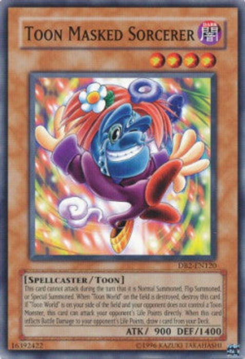 Toon Masked Sorcerer DB2-EN120 Common Englisch