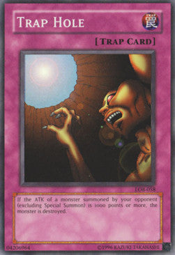 Trap Hole (V.2) LOB-EN058 Super Rare Englisch