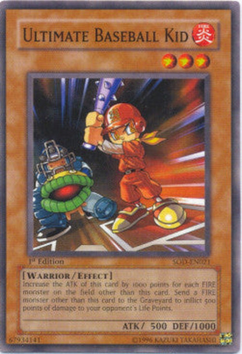 Ultimate Baseball Kid SOD-EN021 Common Englisch