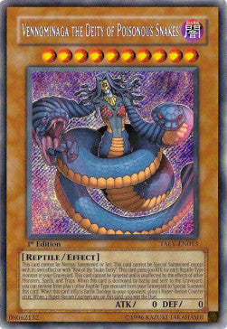 Vennominaga the Deity of Poisonous Snakes TAEV-EN013 Secret Rare Englisch