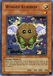 Winged Kuriboh (V.1) TLM-EN005 Super Rare Englisch