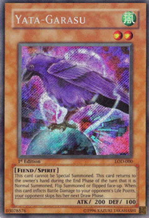Yata-Garasu (V.1) LOD-EN000 Secret Rare Englisch