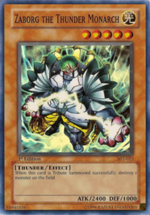 Zaborg the Thunder Monarch AST-FR023 Super Rare Französisch