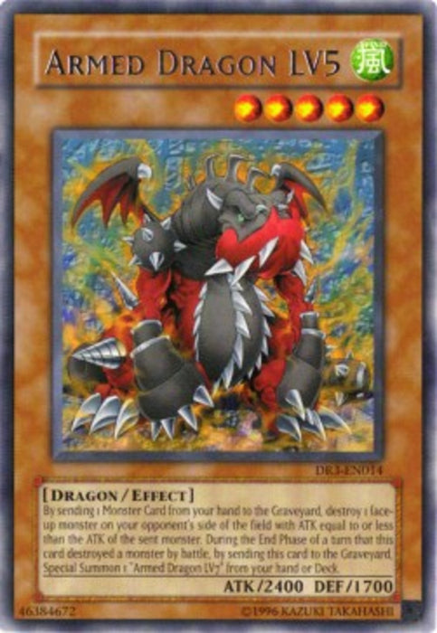 Armed Dragon LV5 DR3-EN014 Rare Englisch