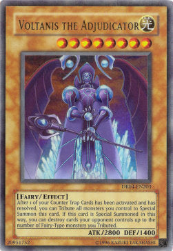 Voltanis the Adjudicator DR04-EN203 Ultra Rare Englisch