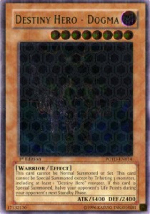 Destiny HERO - Dogma (V.2) POTD-EN014 Ultimate Rare Englisch