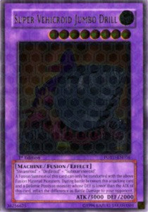 Super Vehicroid Jumbo Drill (V.2) POTD-EN036 Ultimate Rare Englisch