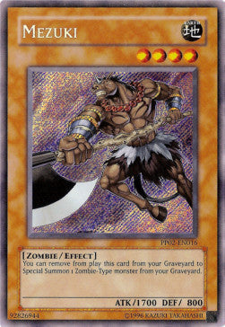 Mezuki PP02-SP016 Secret Rare Spanisch