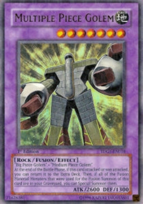 Mehrteilgolem (V.1) TDGS-DE038 Ultra Rare Deutsch