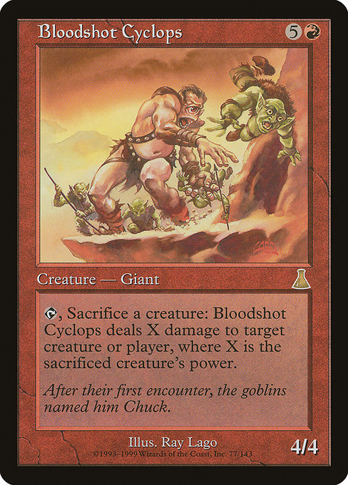 Magic: Bloodshot Cyclops